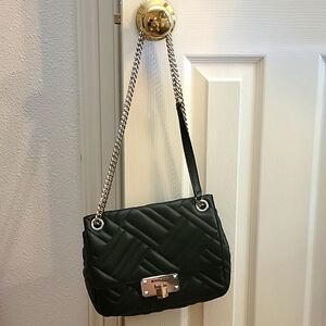 Michael Kors Black quilted shoulder bag